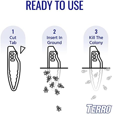 TERRO T1813B Outdoor Ready-to-Use Liquid Ant Bait Stake Ant Killer Trap - Kills Common Household Ants - 12 Bait Stakes - Image 5