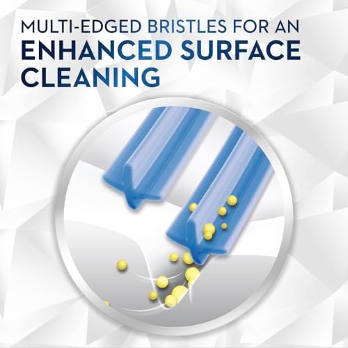 Oral-B Brilliance Premium Whitening Toothbrush with Plaque Eraser, Medium, Sky Blue and Gray, 2 Count - Image 5