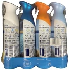 Febreze Air Effects Odor-Eliminating Air Freshener Linen & Sky, Hawaiian Aloha, Ocean, Heavy Duty Kitchen Odor Eliminator Fresh Lemon, 8.8 oz. Aerosol Can, Pack of 4 - Image 2