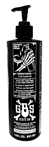 Grave before shave Beard wash 16 oz. Pump-top - Image 2