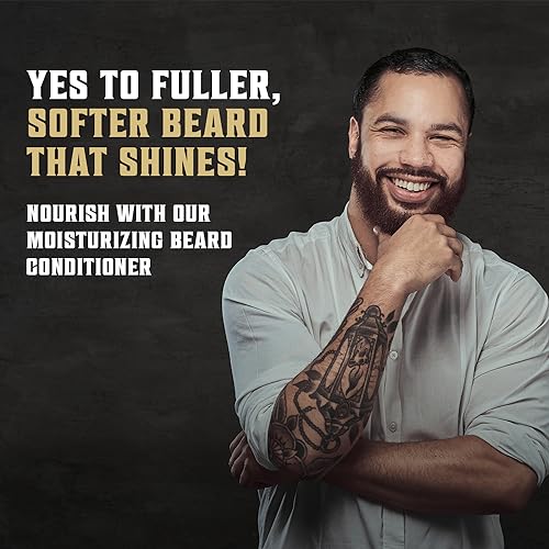 Viking Revolution Beard Wash and Beard Conditioner for Men with Argan Oil and Jojoba Oil - Beard Softener and Strengthener Beard Care Beard Shampoo and Conditioner with Beard Oil (5oz, Spiced Vanilla) - Image 4