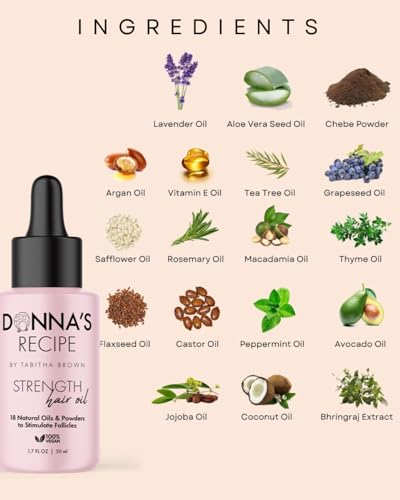 Donna's Recipe by Tabitha Brown Strength Hair Oil - Image 3