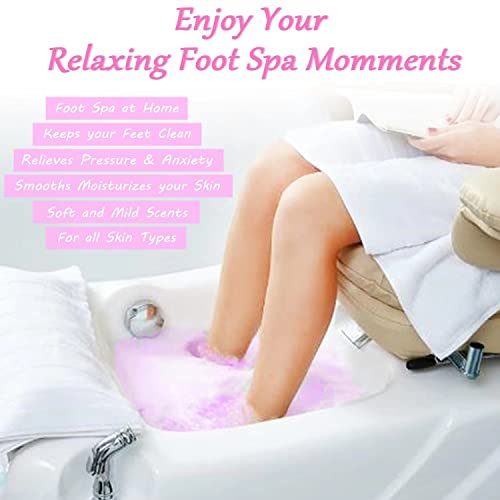 Bath Foot Bombs, 32 Pack Foot Soak with Bath Salt and Tea Tree Oil. Organic Natural Handmade Aroma Pure Essential Oil Bubble Foot Balls for Foot Callus, Dry Cracked, Stubborn Foot Odor Scent. - Image 6