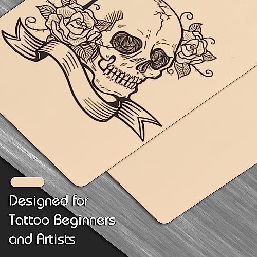 Blank Tattoo Practice Skin - Jconly 30Pcs Double Sides Fake Skin Tattoo Skin for Practicing, 8×6 in Soft Practice Skin for Beginners and Experienced Tattoo Artists… - Image 3