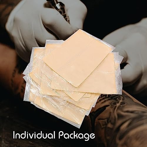 Blank Tattoo Practice Skin - Jconly 30Pcs Double Sides Fake Skin Tattoo Skin for Practicing, 8×6 in Soft Practice Skin for Beginners and Experienced Tattoo Artists… - Image 6