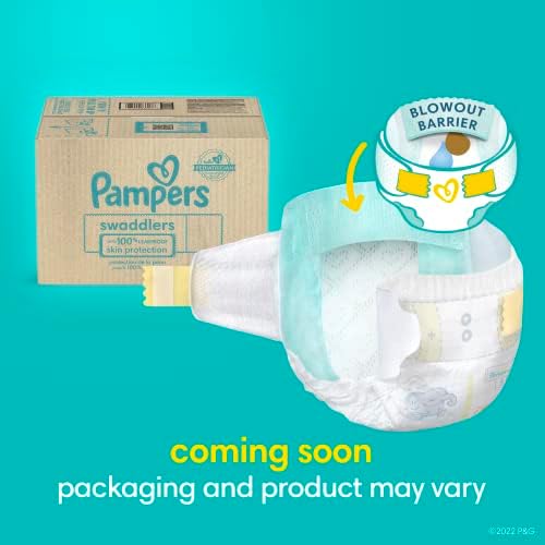 Pampers Swaddlers Disposable Baby Diapers Size 3, 168 Count with Sensitive Water Based Baby Wipes 12 Flip-Top Packs (1008 Wipes Total) - Image 7