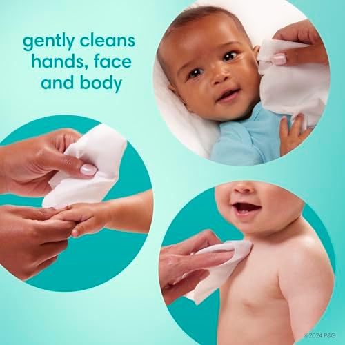 Pampers Swaddlers Disposable Baby Diapers Size 3, 168 Count with Sensitive Water Based Baby Wipes 12 Flip-Top Packs (1008 Wipes Total) - Image 8