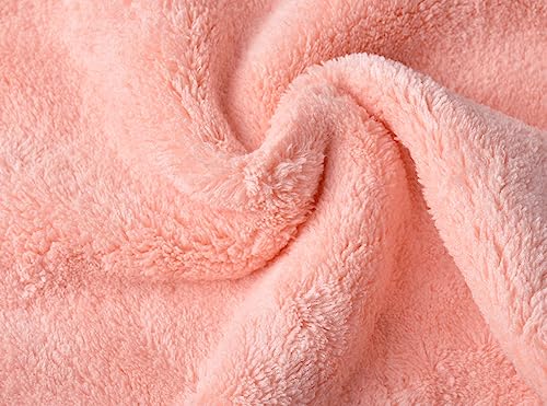 Makeup Remover Cloths for Face, Eye, Lips - Reusable Makeup Remover Pads Soft Microfiber Facial Cleansing Cloths 5 x 5 inch 12 Pack (Coral) - Image 5