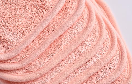 Makeup Remover Cloths for Face, Eye, Lips - Reusable Makeup Remover Pads Soft Microfiber Facial Cleansing Cloths 5 x 5 inch 12 Pack (Coral) - Image 8