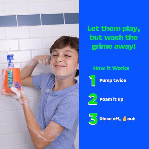 The Body Wash for Kids, Tween & Teen Boys with Foaming Action & Natural Citrus Scent - No Harsh Ingredients Boys Body Wash - Conquer Adolescent Funk with Confidence - 14 Oz. - Image 5