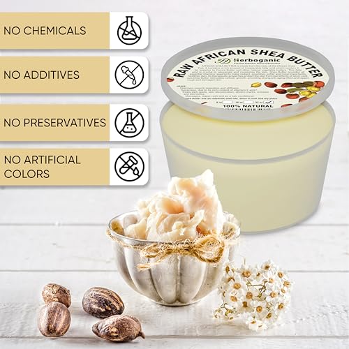 Pure African Shea Butter Raw Organic, White Ivory 100% Natural Unrefined | For Body & Hair Scalp Non GMO - 32 oz - Image 4