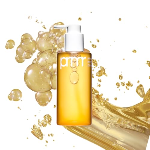 PRIMERA (PRMR OilToFoam Cleanser Korean Deep Cleansing Oil, Daily Makeup Remover, Blackheads, Dust and Dirt Removal, Pore Cleaning, Hyaluronic acid, Valentines day Gifts for Her (200ml, 6.76 fl. oz)