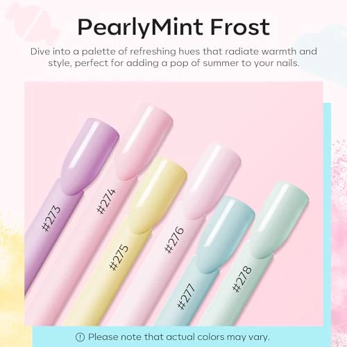 modelones Acrylic Powder, 6 Colors Pastel Pink Yellow Blue Purple Acrylic Nail Powder, Soft Macaron Tones for Spring Easter Acrylic Nail Art 3D Nail Carving French Nail Extension Gift for Women - Image 4