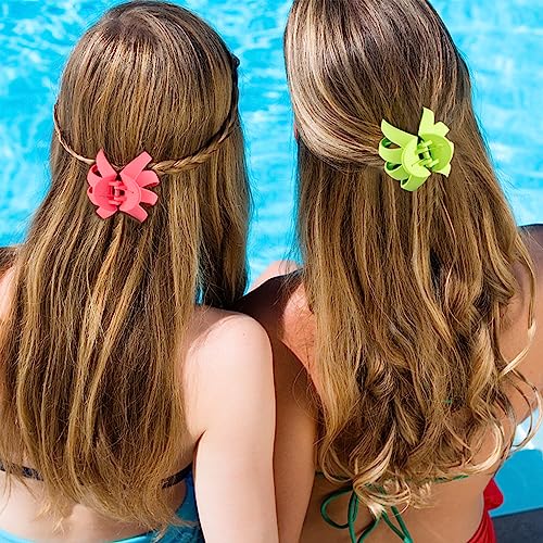 2.8 Medium Matte Hair Claw Clips for Thin Hair, 90' Strong Hold Non-slip Neutral Octopus Jumbo Hair Accessories for Women and Girls (Shiny) - Image 5