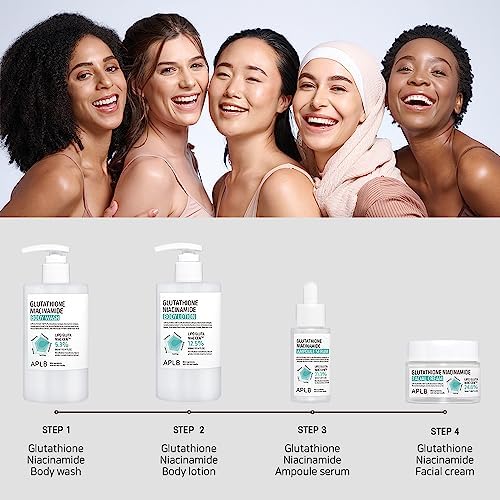 APLB Glutathione Niacinamide Body Wash | LIPO GLUTA NIAC CEN™ 5.3% 10.14 FL.OZ/Korean Skincare, Gentle Ingredients for The Safety of Your Skin, Long Lasting deep Moisture for Soft Skin - Image 9