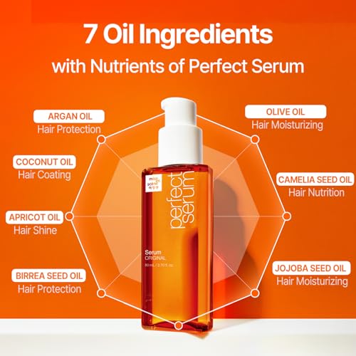 Mise En Scene Perfect Serum Original Conditioner For Damaged Hair, Nutrient Care With Argan Oil, Containing Jojoba-Seed-Oil For Smooth, Glossy Texture, 22.99 Fl. Oz. - Image 3