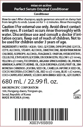 Mise En Scene Perfect Serum Original Conditioner For Damaged Hair, Nutrient Care With Argan Oil, Containing Jojoba-Seed-Oil For Smooth, Glossy Texture, 22.99 Fl. Oz. - Image 7