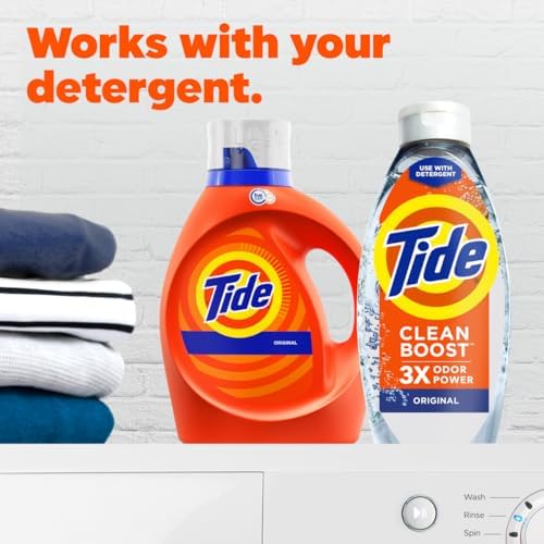 Tide Deep Cleansing Fabric Rinse with 3X Odor Power, Original Scent, 48 oz - Image 5