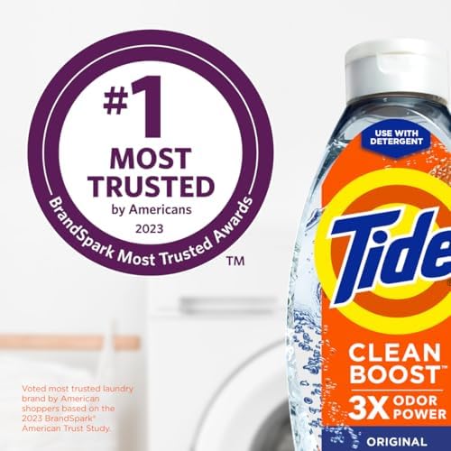 Tide Deep Cleansing Fabric Rinse with 3X Odor Power, Original Scent, 48 oz - Image 9