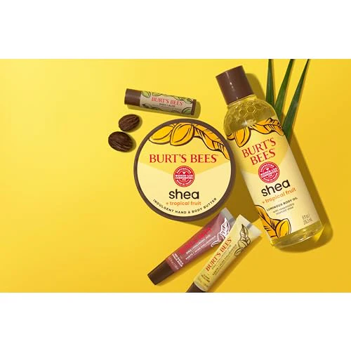 Burt's Bees Valentines Day Gifts, Shea + Tropical Fruit Indulgent Hand and Body Butter, Non-Greasy, Antioxidant Rich for Glowing Skin, Non-Irritating, Natural Origin Skin Care, 11 oz. - Image 12