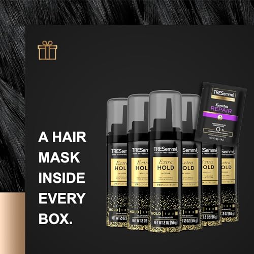 TRESemmé Extra Hold Mousse for Curls, Volume & Frizz Control - Hair Care Product for Women & Men, Travel Size, 2 Oz (Pack of 6) - Image 7