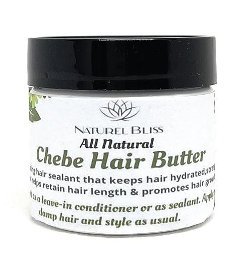 Croton Zambesicus (also know as Chebe powder) Hair Growth Butter/Vegan|Indian Herbs, Aloe vera/Amla/Jamaican Black Castor Oil/Fenugreek… (Lemongrass/Rosemary) 2 oz