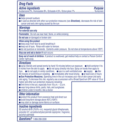 Coppertone SPORT Sunscreen Spray SPF 30, Water Resistant Sunscreen, Broad Spectrum Spray Sunscreen SPF 30, 5.5 Oz Spray (Pack of 2) - Image 13