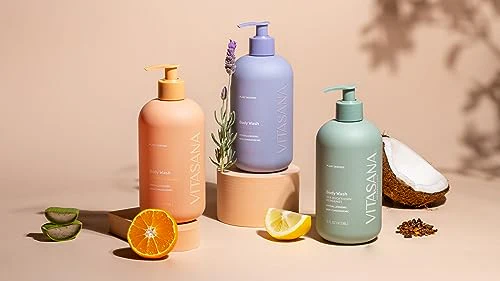 Body Wash, EWG Verified, Plant Derived, Hypoallergenic, Paraben-Free, Sulfate-Free, Petroleum-Free, Cruelty-Free, Lavender/Citrus Scent, 16oz - Image 5