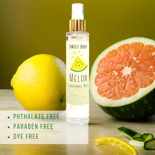Cucumber Melon Soft & Fresh Women’s Body Mist, Fine Fragranced Body Perfume Misting Spray, Sensual light scent Fragrance, Hair & Body Spritz Essential Oils 6oz. - Image 3