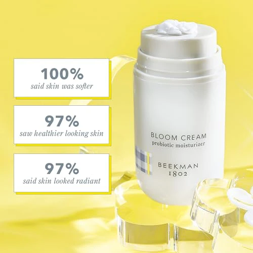 Beekman 1802 Bloom Face Cream, Goat Milk Moisturizer - Hydrates, Nourishes & Restores Skin Barrier - Infused with Epsom Salt & Niacinamide - Safe for All Skin Types - Fragrance-Free, Cruelty-Free - Image 7