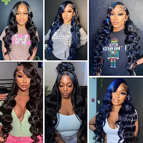 Brazilian Body Wave 3 Bundles With Closure Free Part (16 18 20+14) Body Wave Bundles with 4X4 Closure 100% Unprocessed Virgin Hair Weft Human Hair Bundles with Swiss Lace Closure Natural Color - Image 6