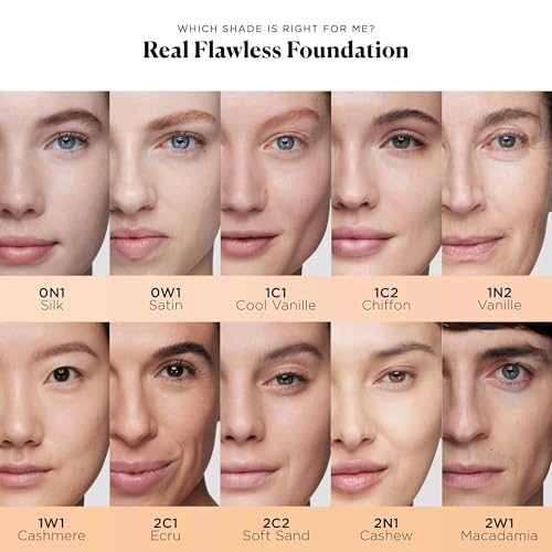 Laura Mercier Real Flawless Weightless Perfecting Waterproof Liquid Foundation: Medium-Buildable Coverage, 12 HR Fade-Proof Wear, Natural Finish, Hydrating, Long Lasting, Non-Comedogenic - Image 5