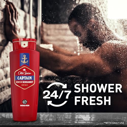 Old Spice Red Collection Body Wash for Men, Captain Scent, 24 fl oz (Pack of 4) - Image 2