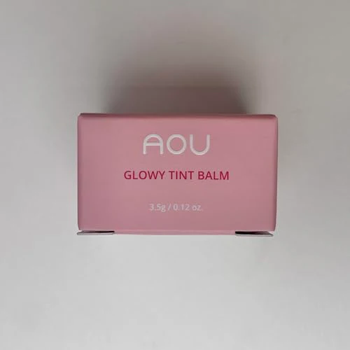 AOU GLOWY TINT BALM Tinted Lip Balm with Natural Gloss Instant Hydration for Chapped Lips 0.12Oz (01 Apple Balm) - Image 4