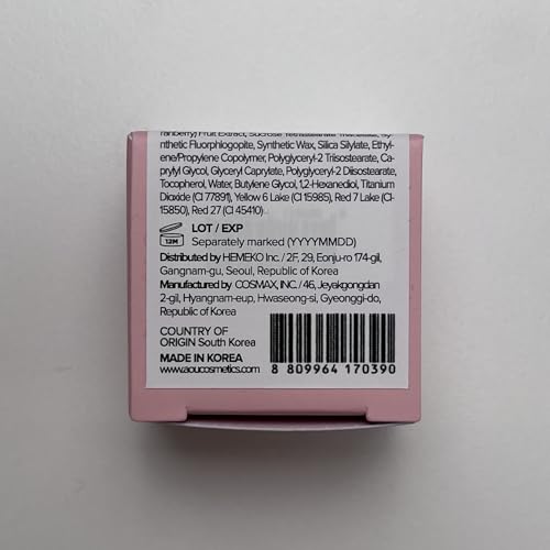 AOU GLOWY TINT BALM Tinted Lip Balm with Natural Gloss Instant Hydration for Chapped Lips 0.12Oz (01 Apple Balm) - Image 6