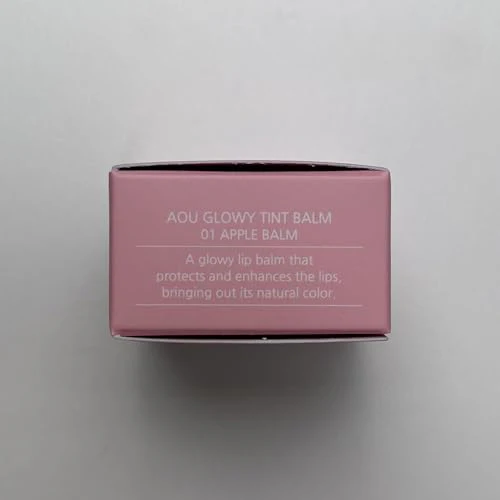 AOU GLOWY TINT BALM Tinted Lip Balm with Natural Gloss Instant Hydration for Chapped Lips 0.12Oz (01 Apple Balm) - Image 7