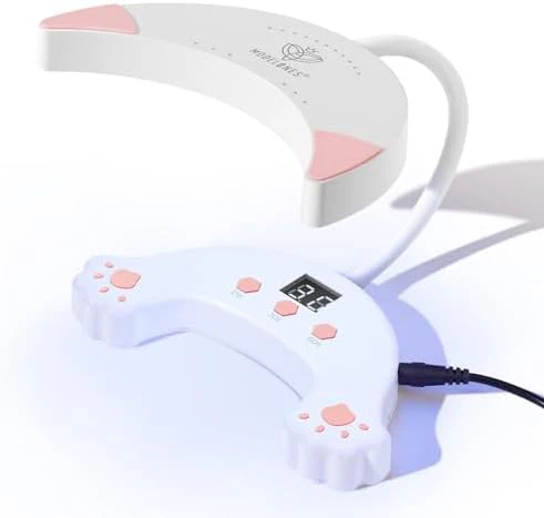 Modelones UV LED Nail Lamp, Gooseneck UV Lamp for Gel x Nails, 48 W Nail Light for Gel Nail Polish with 3 Timers and LCD Display, UV Light for Gel Nails, LED Nail Lamp for Fast Curing - Image 9