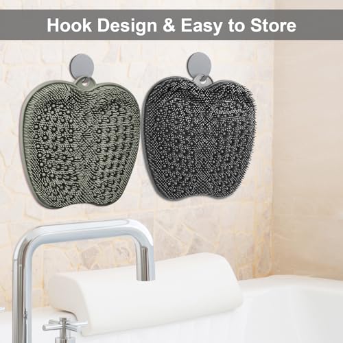 BESKAR Shower Foot Scrubber Mat with Non-Slip Suction Cups, Foot Spa Brush for Cleaning & Exfoliating Your Feet No Bend, Foot Points Reflexology Mat for Relax Your Feet - Image 6