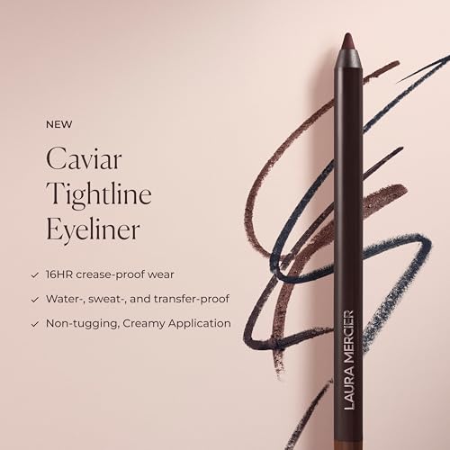 Laura Mercier Caviar Tightline Eyeliner: Long Lasting Color, Crease-proof, Waterproof, Gel-like Hydrating Formula, Perfect for Tightline, Lash Line + Waterline - Image 4