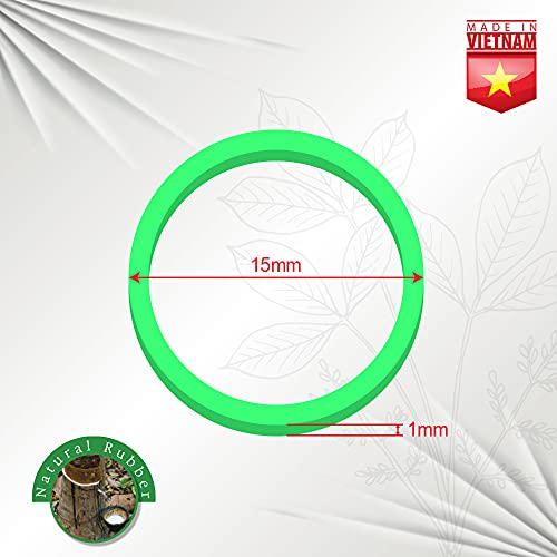 1 LB Rubber Bands Hair Band Soft Elastic Hair Accessories Braid Mini Hair Ties Stretchy Hair Ties No Damage Rubber Bands for Hair Made in Vietnam (Natural) - Image 3