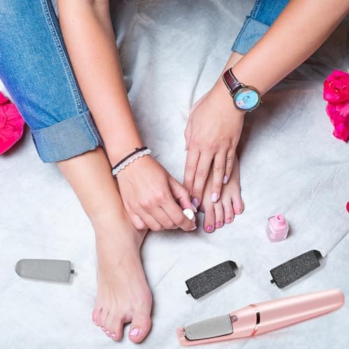Pedicures Replacement Heads for Haootadiy Flawless Pedi, Eelectric Tool Foot File, Pedi Replacement Roller Head fit Finishing Touch Flawless Pedi - Image 7