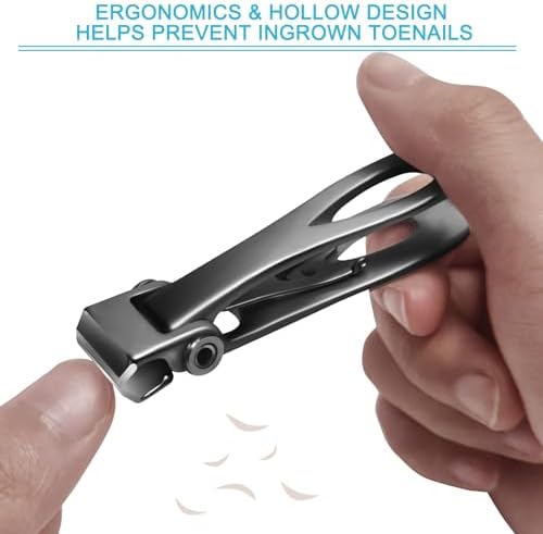 Straight Nail Clipper, Toe Nail Clippers for Thick Toenails with 17mm Wide Jaw Opening, Extra Big Toenail Clippers for Cutting Ingrown Toenails, Heavy Duty Nail Clippers, Adult, Boys, Seniors - Image 2