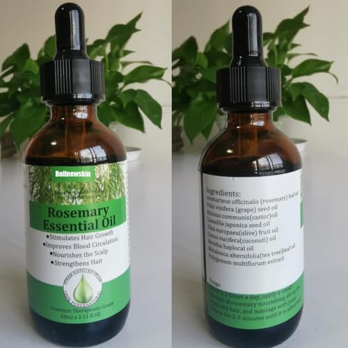 2Pack Rosemary Essential Oil - Rosemary Hair Growth Oil that promotes hair growth, nourishes beards, moisturizes eyelashes and cares for skin - Image 7