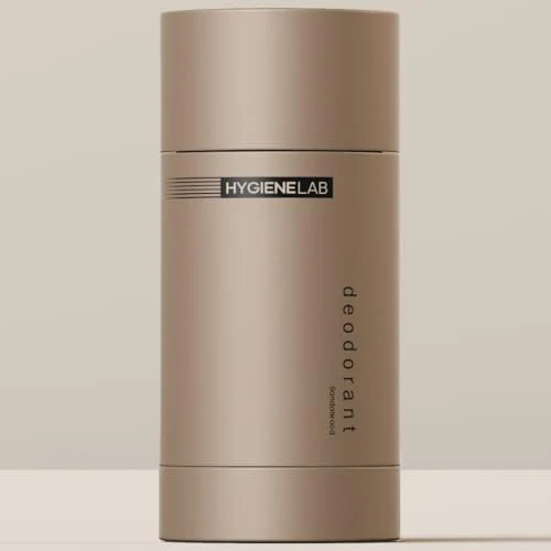 Mens Deodorant - Aluminum Free, 24-Hour+ Odor Protection With Essential Oils, EWG Verified, Premium Sandalwood Scent, Smooth Glide Application-Safe and Effective