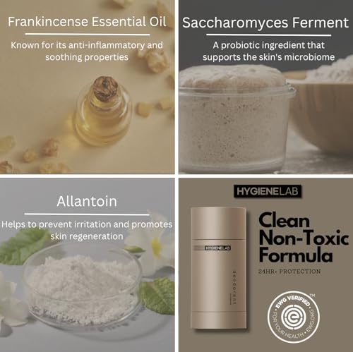 Mens Deodorant - Aluminum Free, 24-Hour+ Odor Protection With Essential Oils, EWG Verified, Premium Sandalwood Scent, Smooth Glide Application-Safe and Effective - Image 4