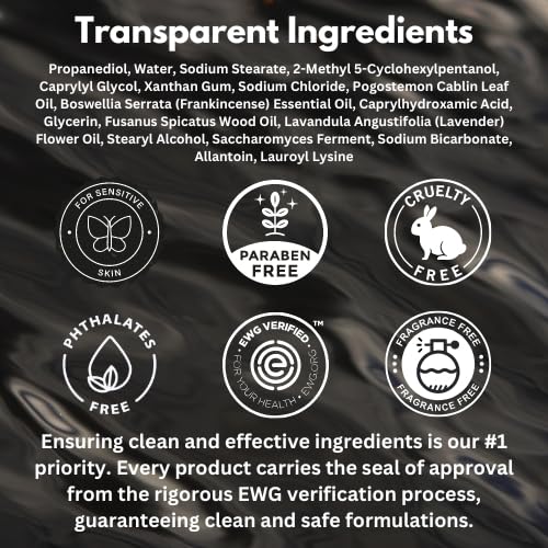 Mens Deodorant - Aluminum Free, 24-Hour+ Odor Protection With Essential Oils, EWG Verified, Premium Sandalwood Scent, Smooth Glide Application-Safe and Effective - Image 5