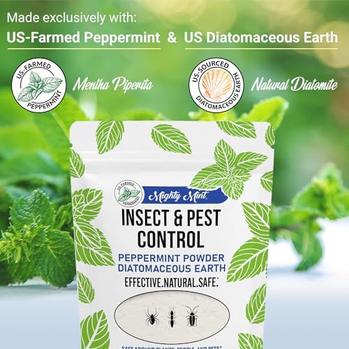 Mighty Mint Insect & Pest Control, Diatomaceous Earth Peppermint Powder, 1 lb - Image 5