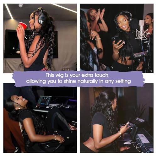 Lemoda 210% Density 13x6 Full Lace Frontal Wig Water Wave Virgin Human Hair Wigs Deep Wave 13x6 HD Lace Front Wigs For Black Women Wet and Wavy Wig 12A - Image 5