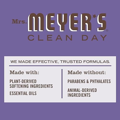 MRS. MEYER'S CLEAN DAY Dryer Sheets, Fabric Softener, Reduces Static, Infused with Essential Oils, Compassion Flower, 80 Count - Image 4