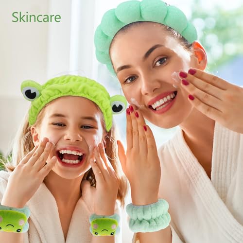 Chanaco Face Wash Headband, Spa Headband, Skincare Headband, Makeup Headband, Wrist Bands for Washing Face, Funny Gifts for Women, Cute Hair Accessories for Girls - Image 3